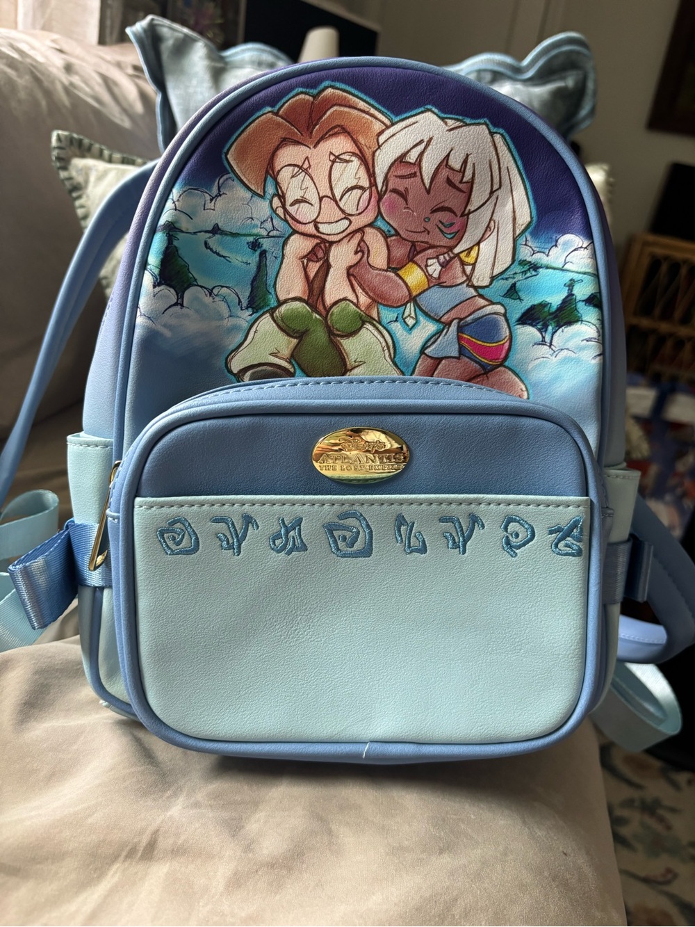Disney’s Atlantis Kida & Milo Mini Backpack NWOT